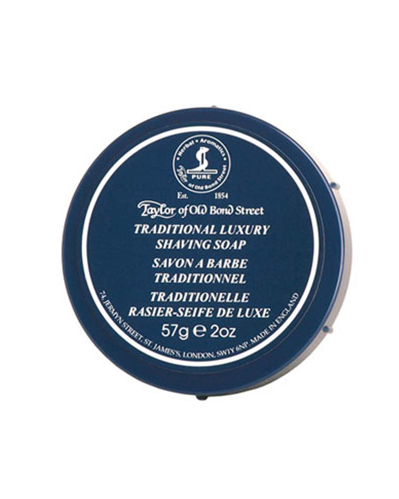 taylor of old bond street london traditional luxury shaving soap 57g container