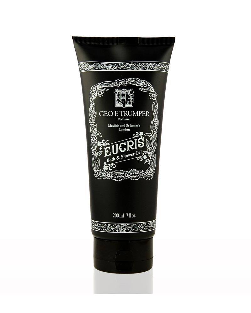 george f. trumper london eucris bath & shower gel 200ml tube black