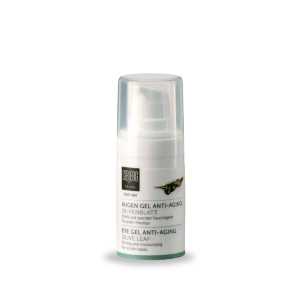ESBjERG for her: Eye Gel Anti-Aging with olive leaf for all skin types. Firming and moisturizing natural cosmetic