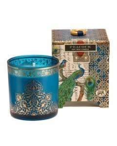michel design works peacock soy wax candle