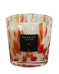 baobab collection coral pearls candle