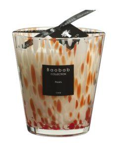 baobab collection coral pearls candle