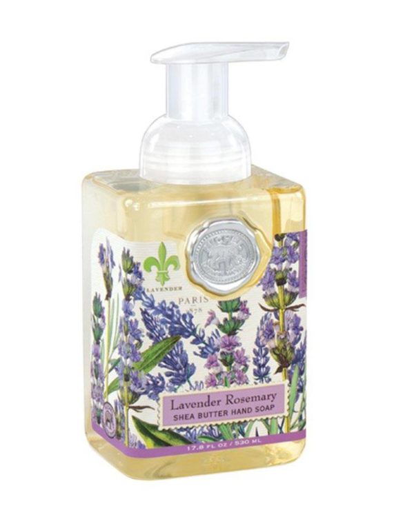 michel design works lavender rosemary foaming shea butter hand soap