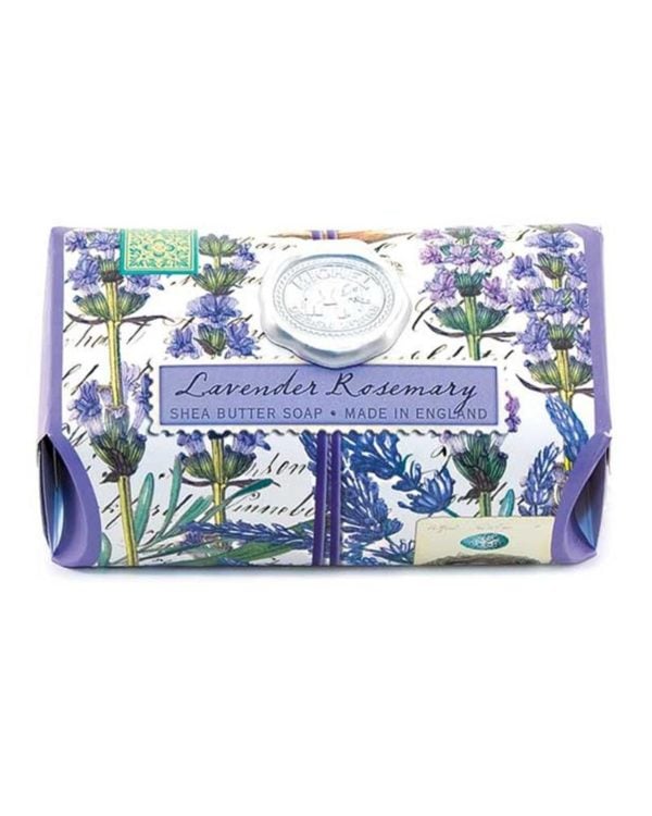 michel design works lavender rosemary shea butter bath soap made in england