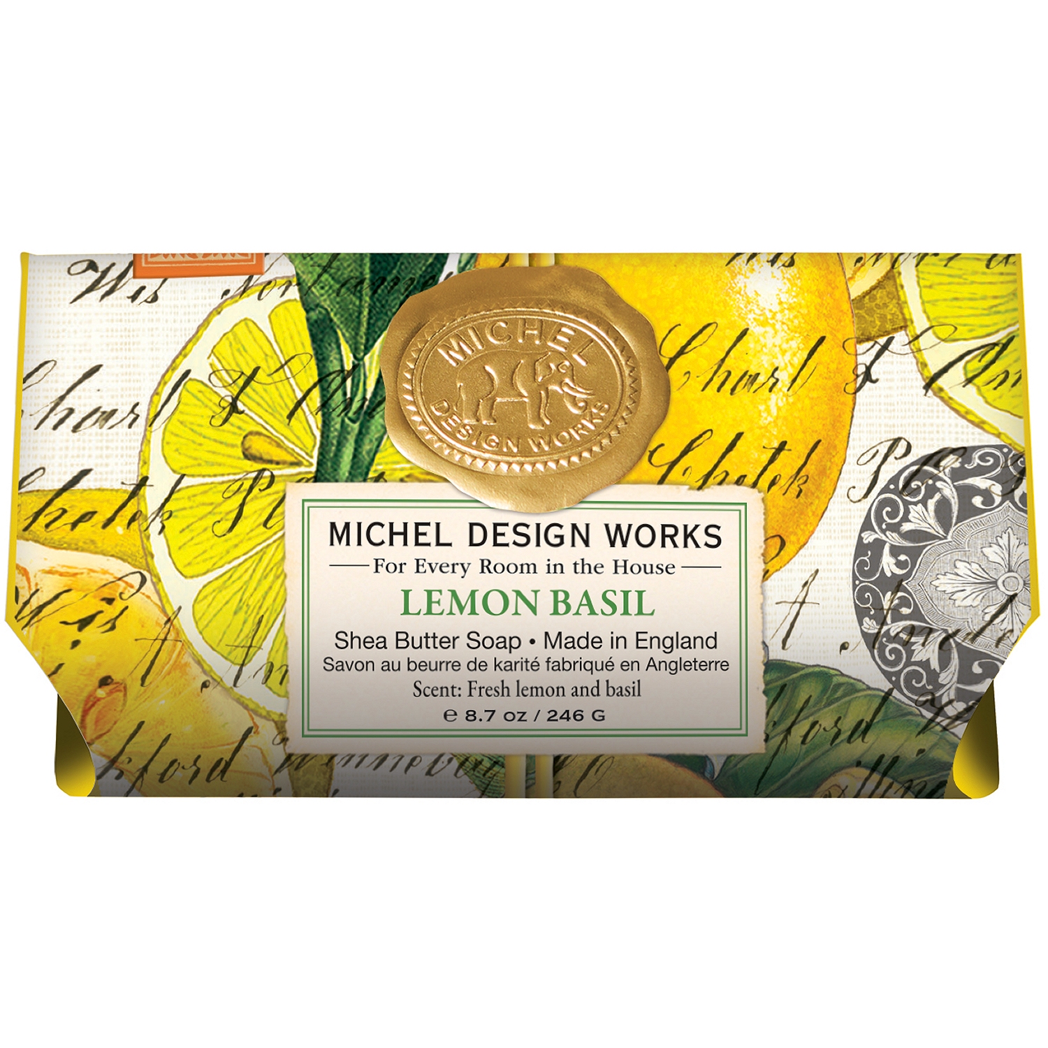 Michel Design Works – Lemon Basil Large Bath Soap
