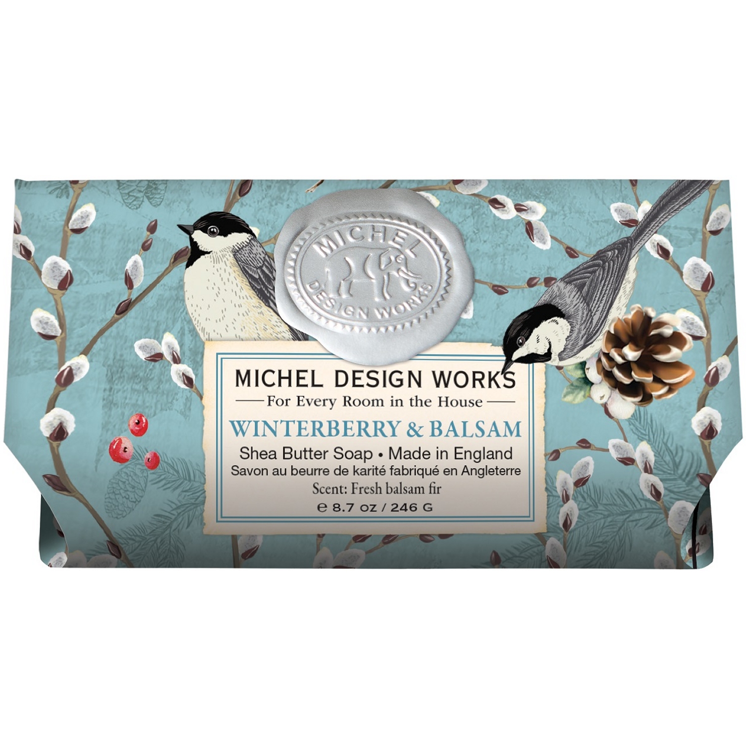Michel Design Works - Winterberry & Balsam Large Bath Soap